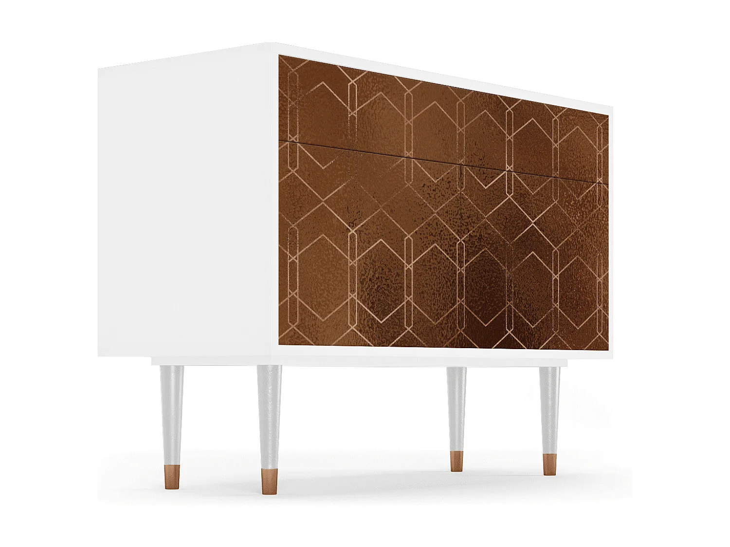 Buffet - 115x85x48 cm - BS4 - Chocolate Bar, Blanc