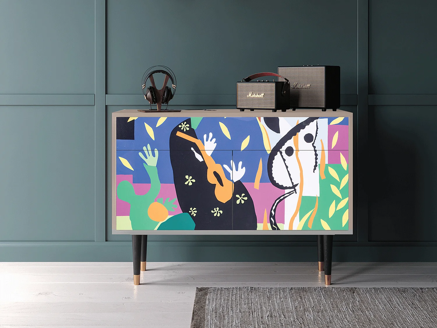 Aparador - 115x85x48 cm - BS4 - La Tristesse du Roi, Latte