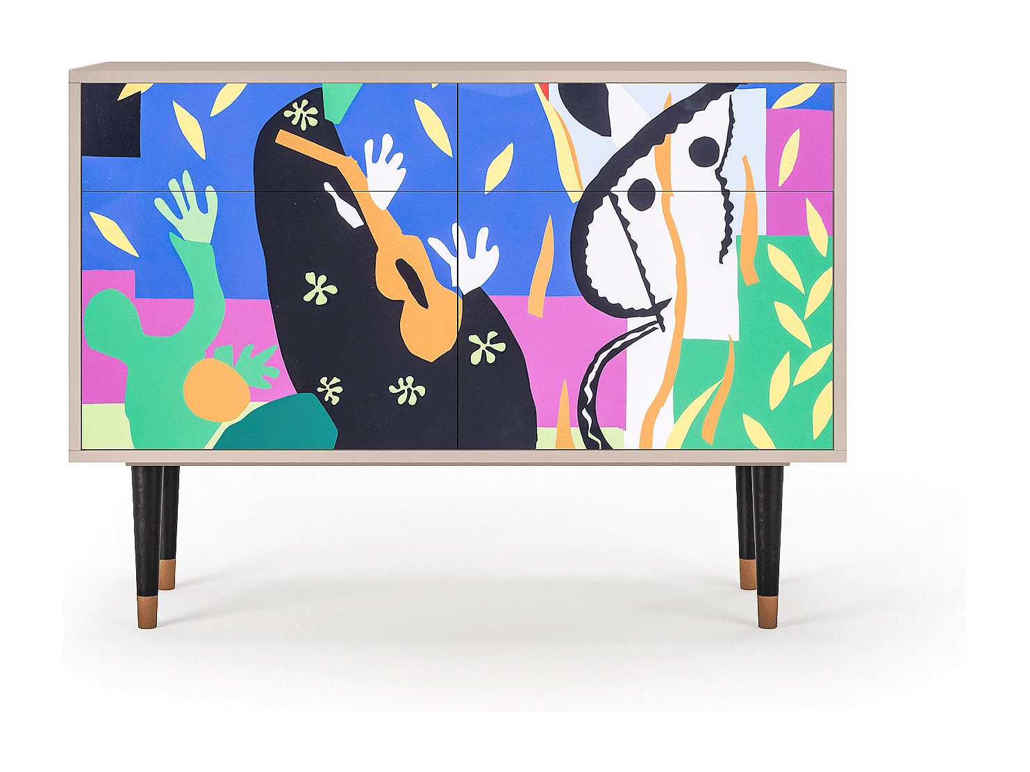 Buffet - 115x85x48 cm - BS4 - La Tristesse du Roi, Latte