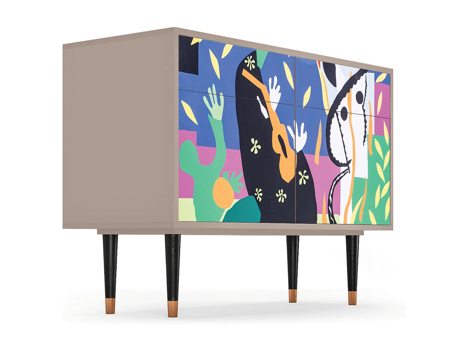 Buffet - 115x85x48 cm - BS4 - La Tristesse du Roi, Latte