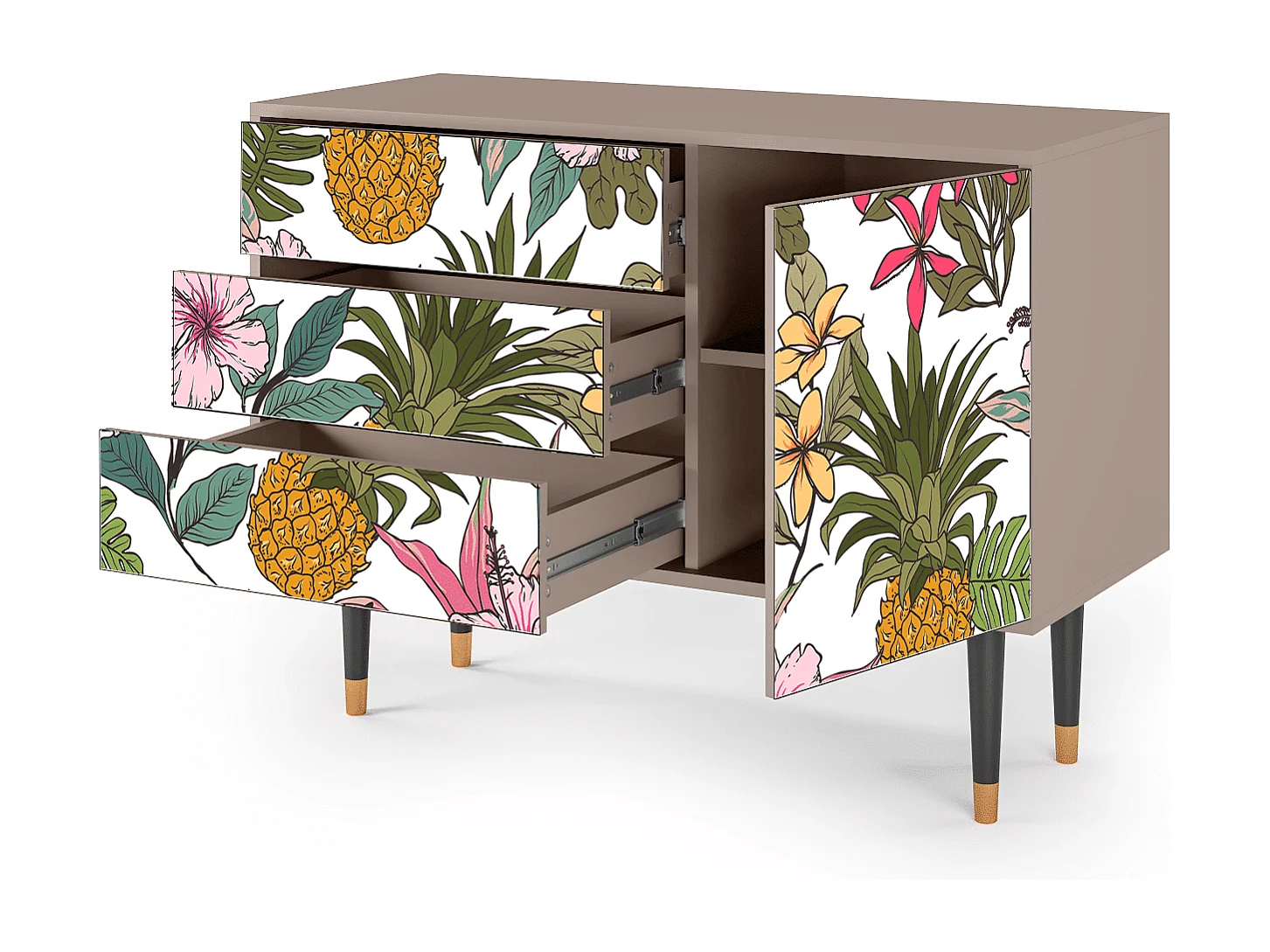 Dressoir - 115х84х41 cm - S3 - Estival Fruit, Latte