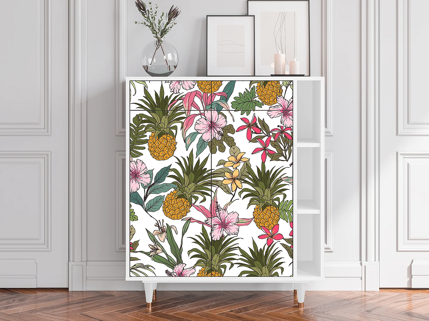 Dressoir - 96х110х41 cm - BS6 - Estival Fruit, Wit