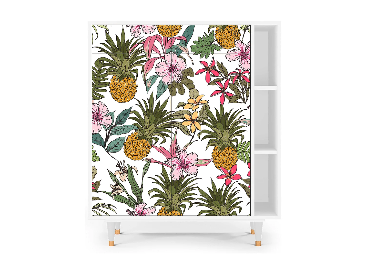 Dressoir - 96х110х41 cm - BS6 - Estival Fruit, Wit