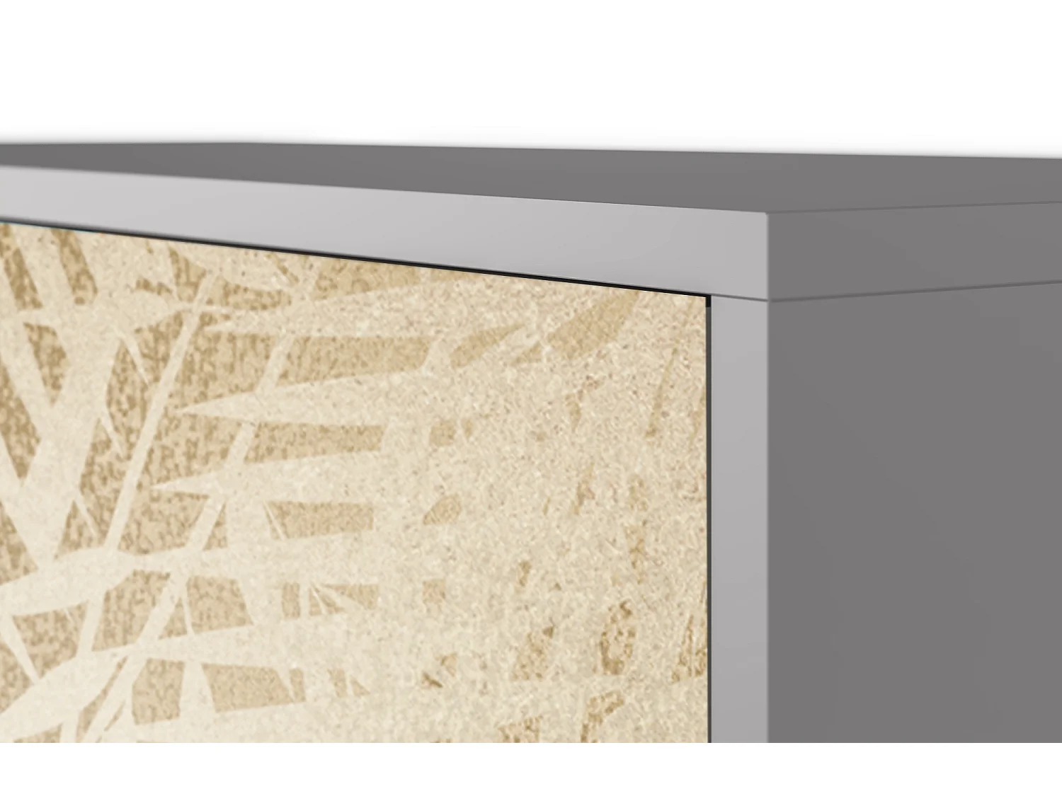 Kredens - 115х84х41 cm - S3 - Plant of the Dessert, Szary