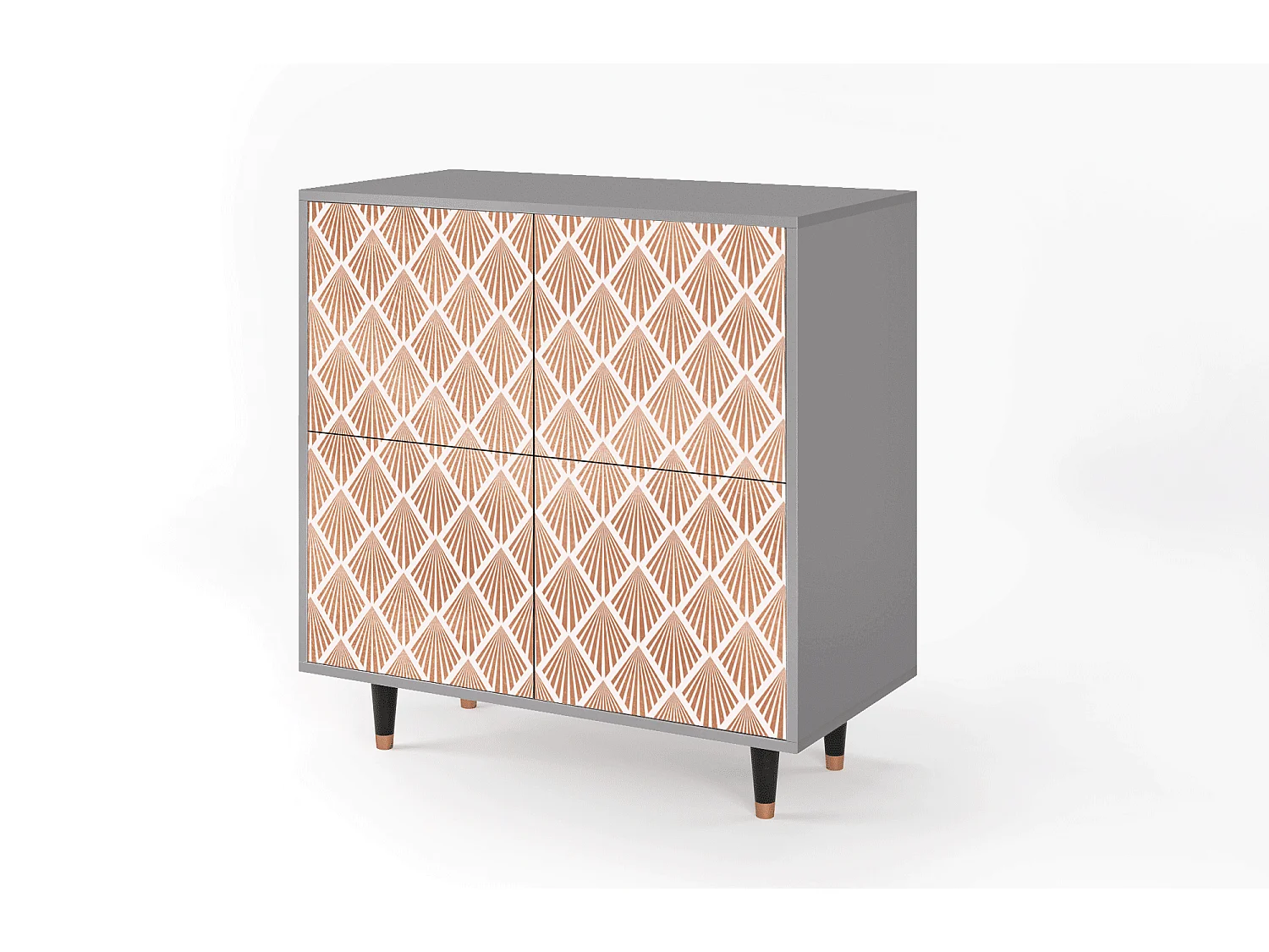 Credenza - 94x96x48 cm - BS3 - Pastel Sunrise, Grigio