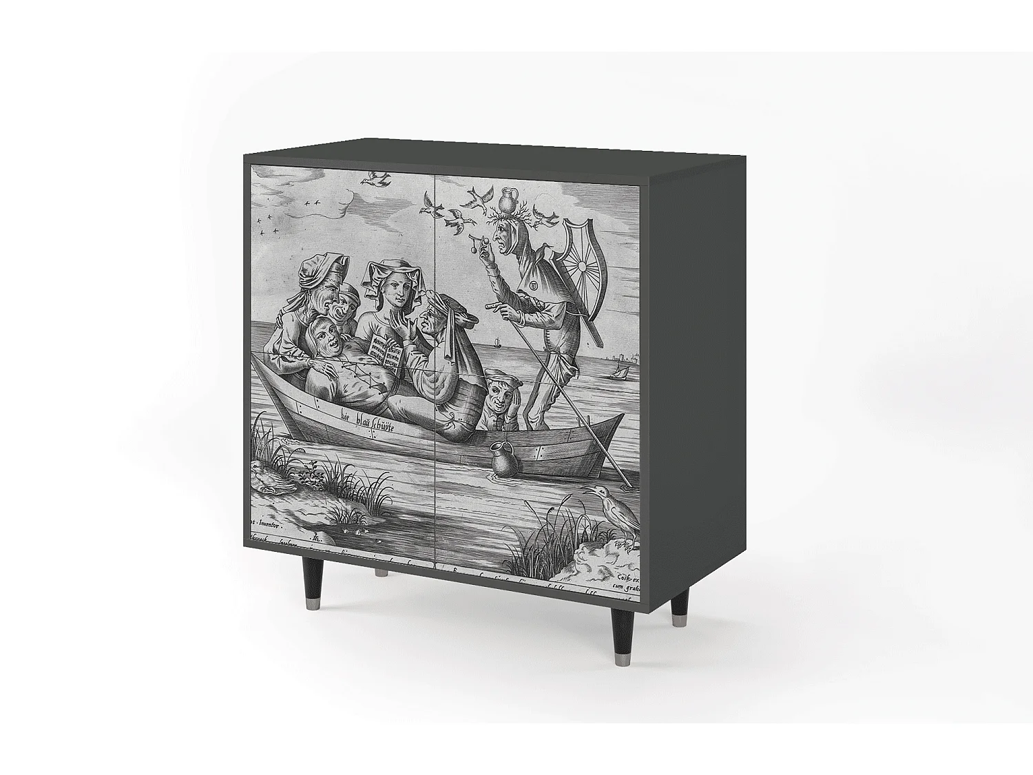 Credenza - 94x96x48 cm - BS3 - Blau Schuyte, Antracite