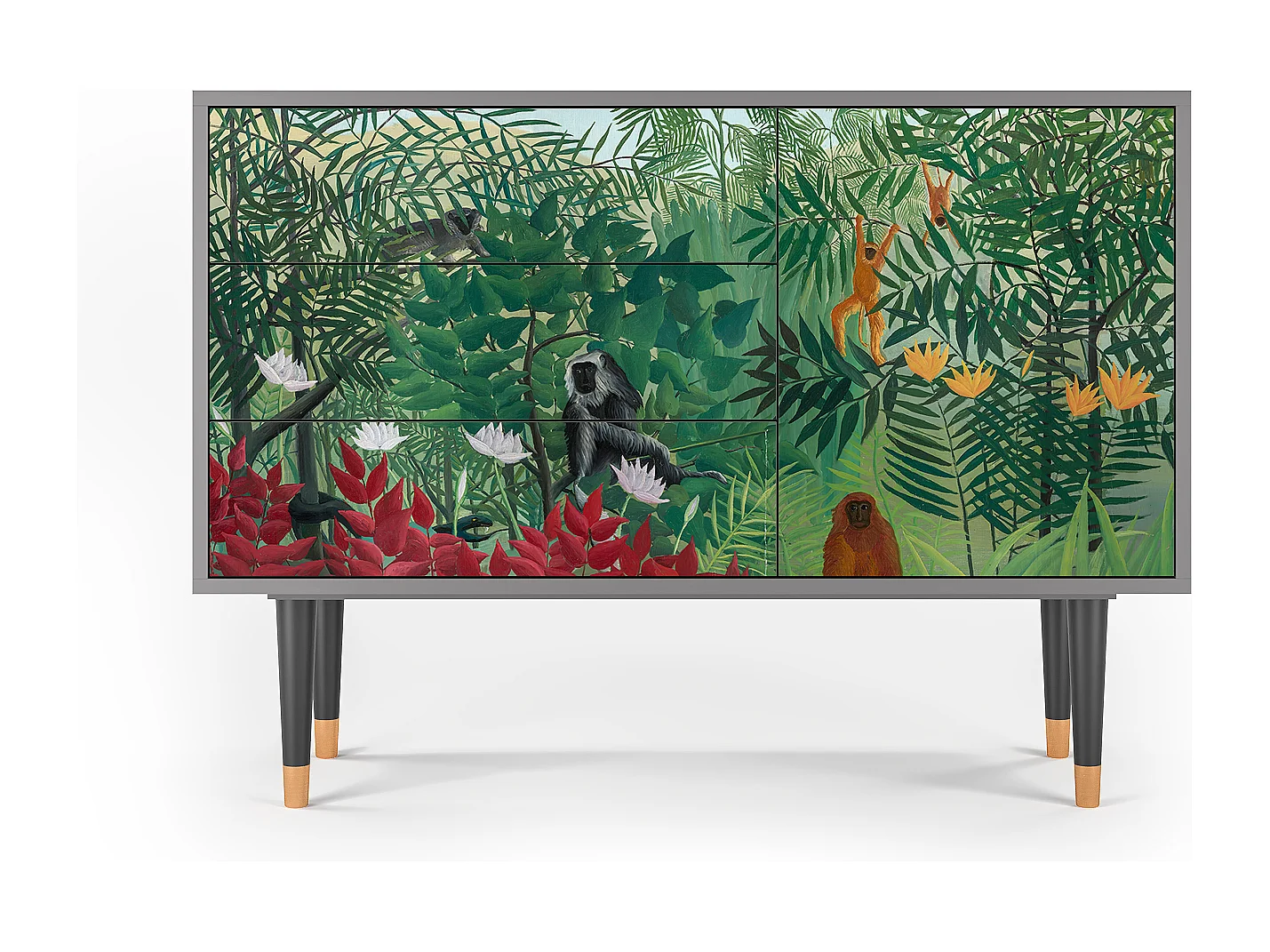 Credenza - 115х84х41 cm - S3 - Jungles in Paris, Grigio