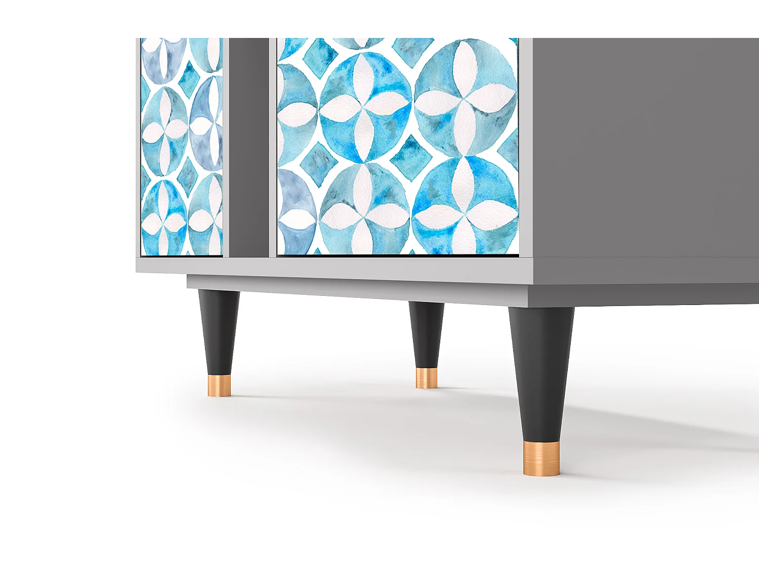 Kredens - 94х96х41 cm - BS5 - Porto Mood, Szary