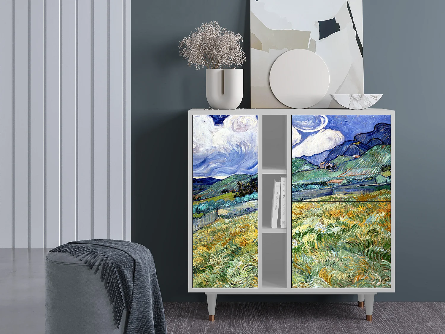 Buffet - 94х96х41 cm - BS5 - Landscape, Blanc