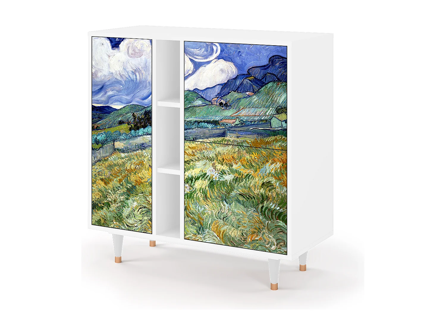Buffet - 94х96х41 cm - BS5 - Landscape, Blanc