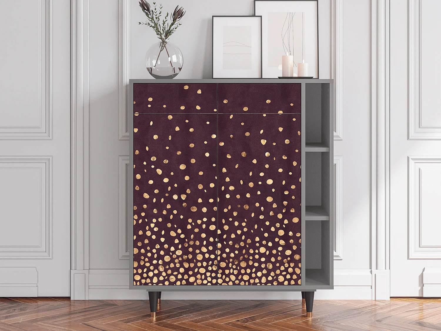 Dressoir - 96х110х41 cm - BS6 - Glowworms, Grijs