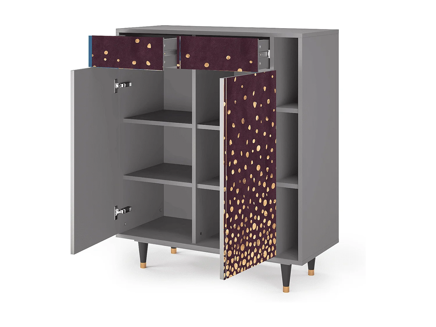 Dressoir - 96х110х41 cm - BS6 - Glowworms, Grijs