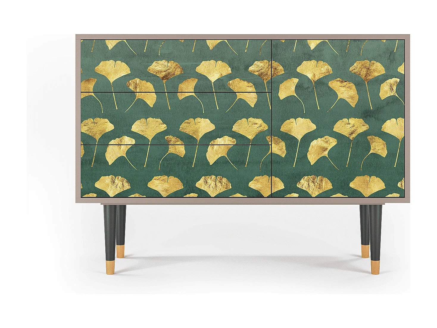 Sideboard - 115х84х41 cm - S3 - Gingko leaves, Latte