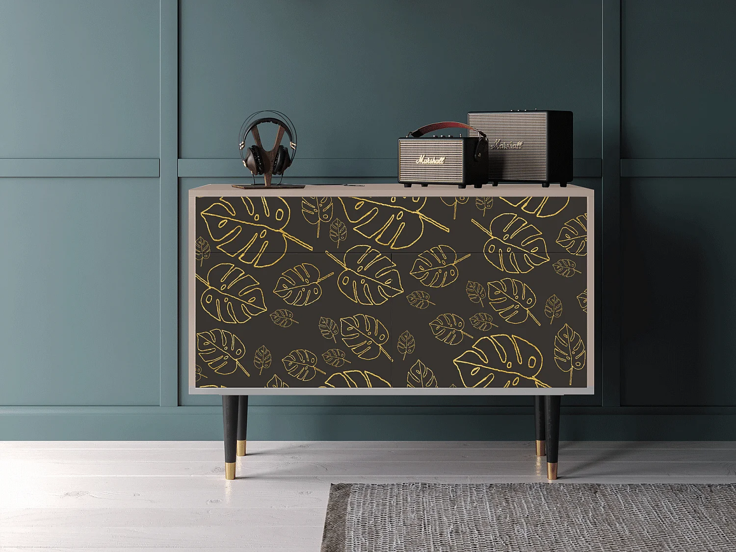 Buffet - 115x85x48 cm - BS4 - Fall Of The Leaves, Latte