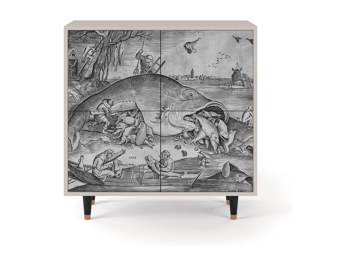 Buffet - 94x96x48 cm - BS3 - Big Fish Eat Little, Sable