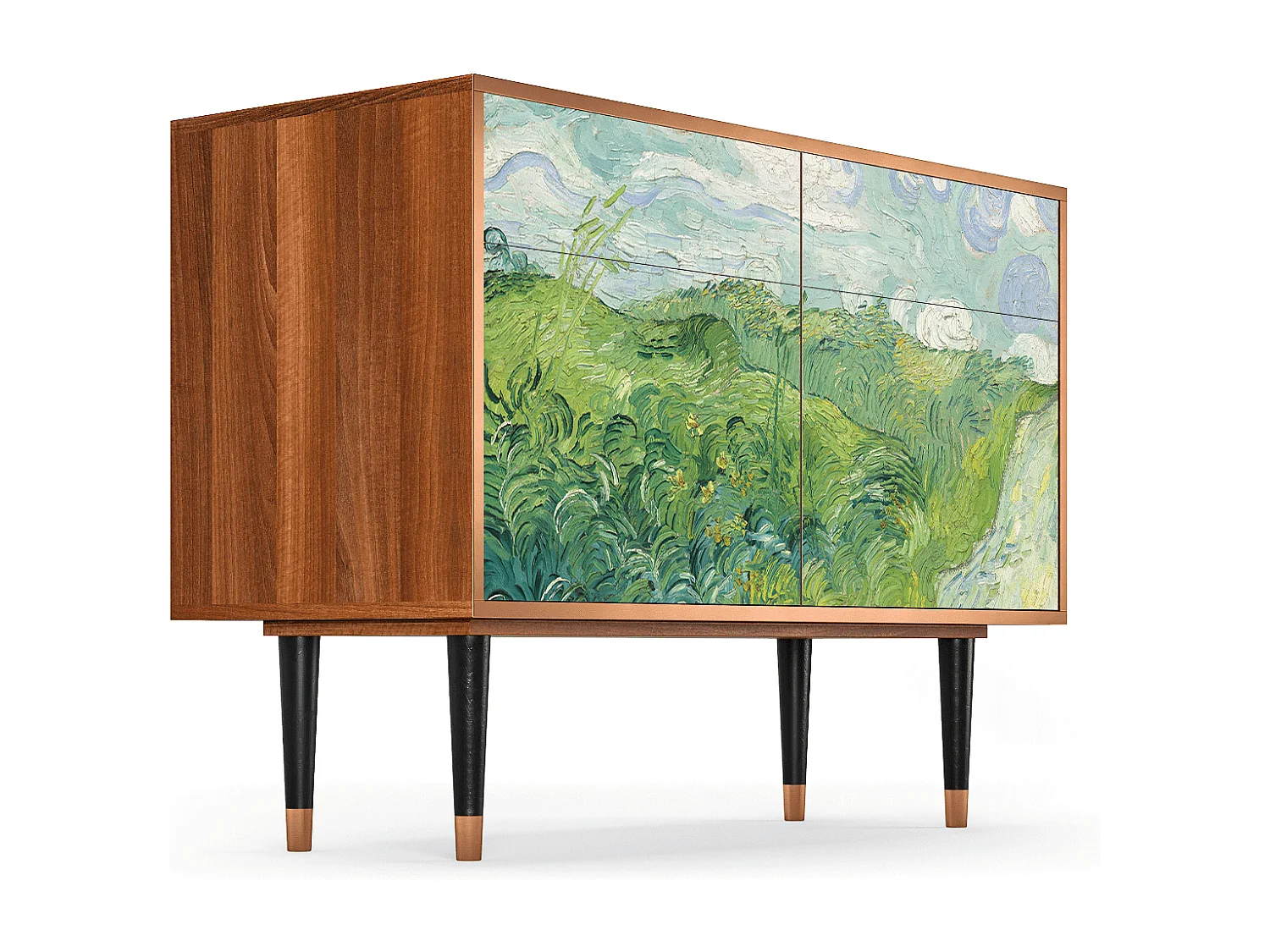 Aparador - 115x85x48 cm - BS4 - Green Wheat Fields, Nogal