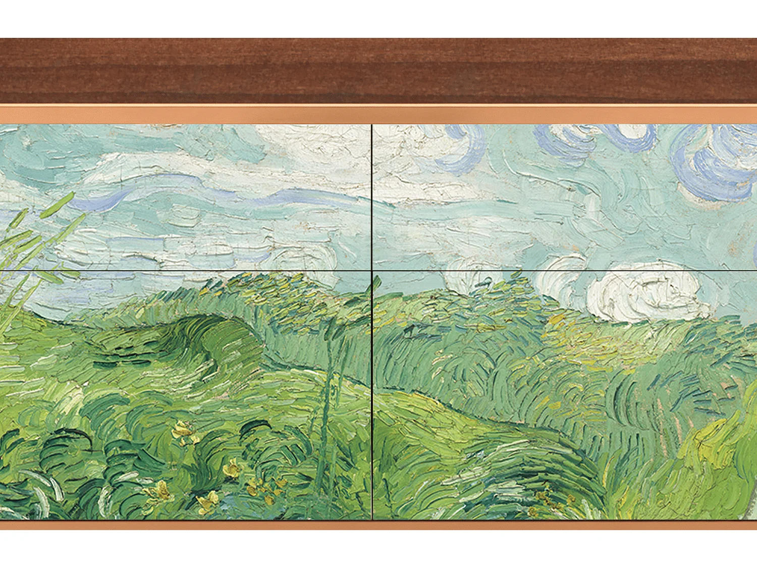 Aparador - 115x85x48 cm - BS4 - Green Wheat Fields, Nogal