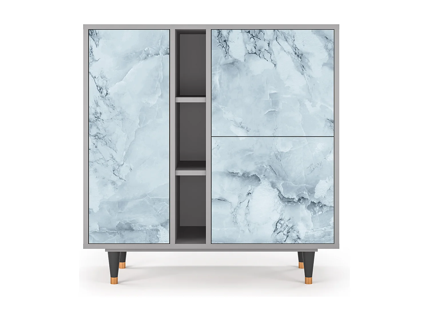 Sideboard - 94х96х41 cm - BS5 - Glacial Colour, Grau