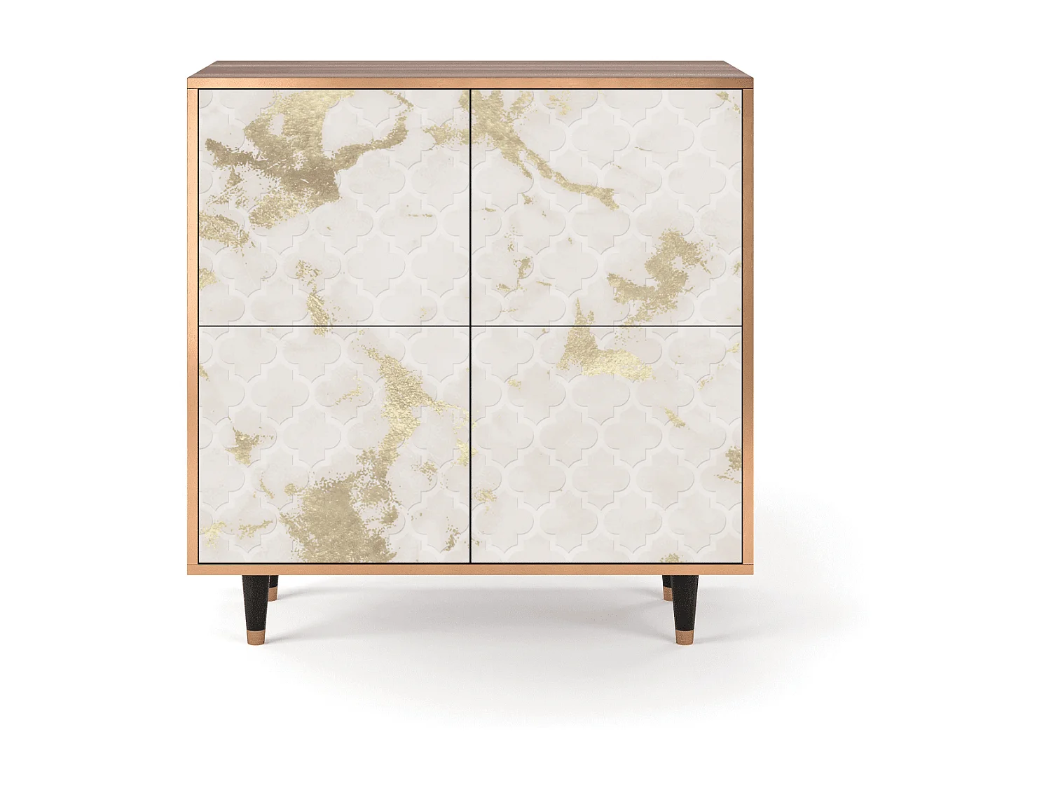 Credenza - 94x96x48 cm - BS3 - Sahara desert, Noce