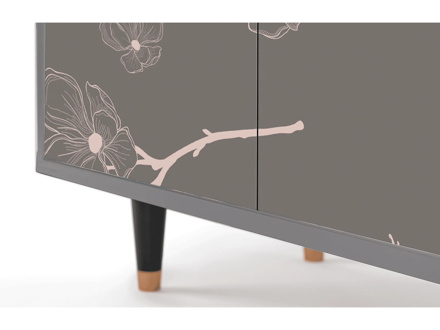 Buffet - 94x96x48 cm - BS3 - Cherry Blossom, Gris