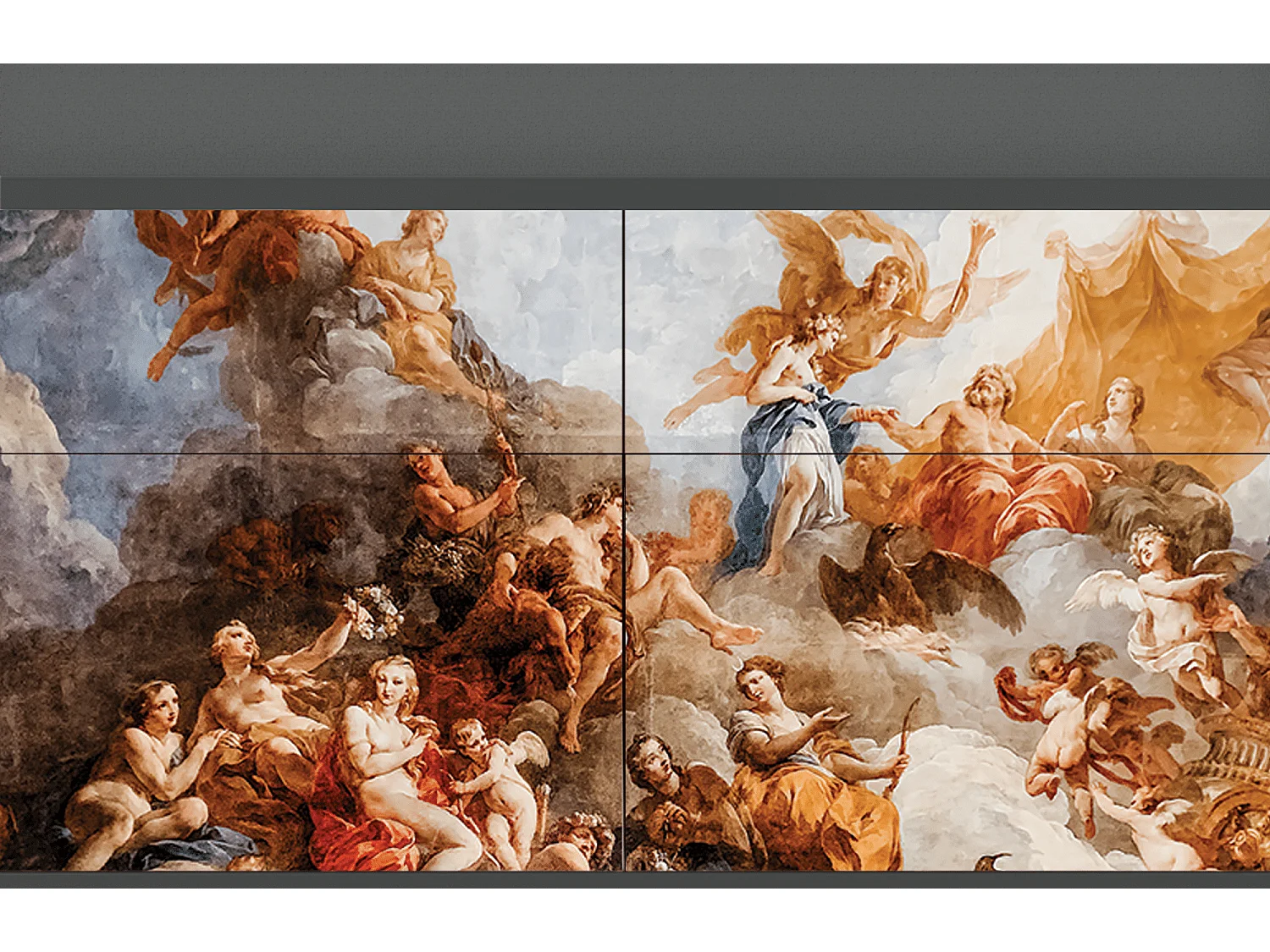 Buffet - 115x85x48 cm - BS4 - Versailles, Anthracite