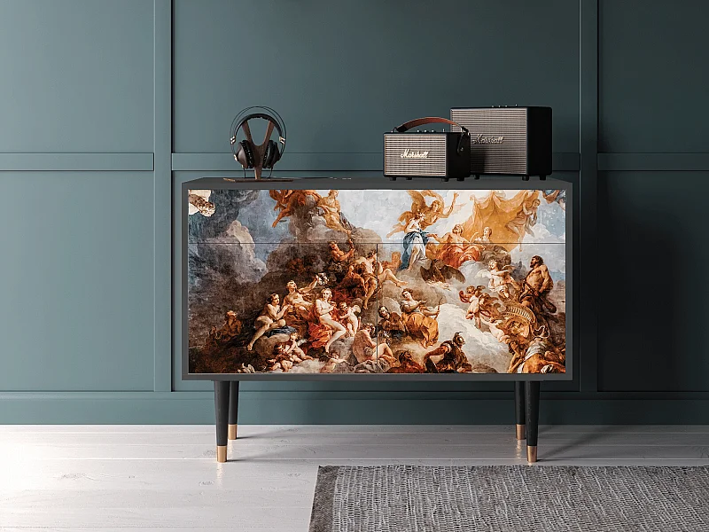 Dressoir - 115x85x48 cm - BS4 - Versailles, Antraciet