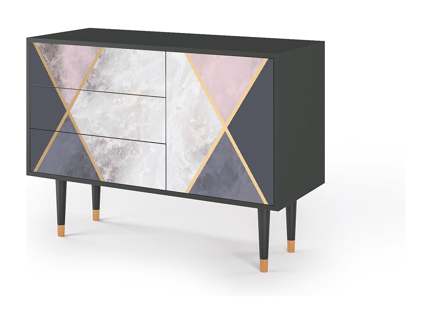 Aparador - 115х84х41 cm - S3 - Ideal Harmony, Antracite