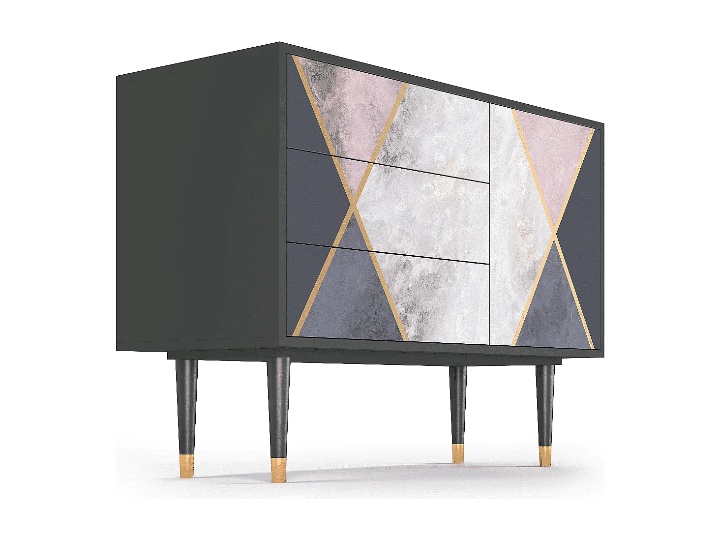 Aparador - 115х84х41 cm - S3 - Ideal Harmony, Antracite