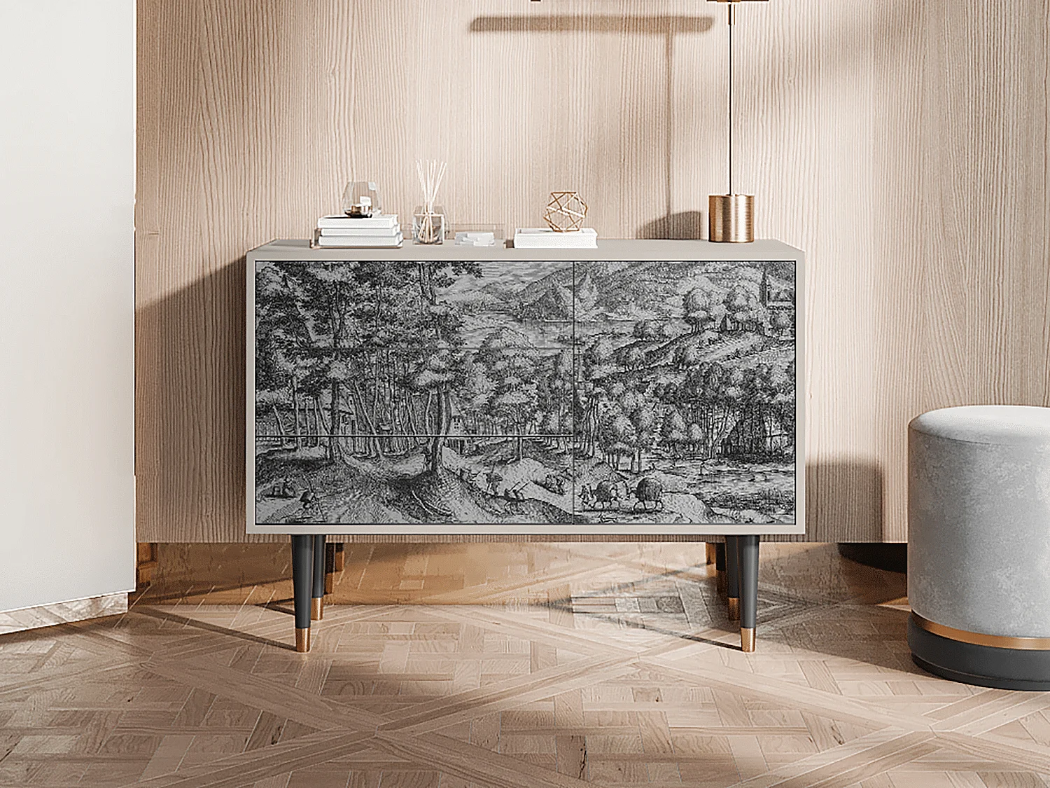 Buffet - 115х84х41 cm - S3 - Rusticorum, Sable