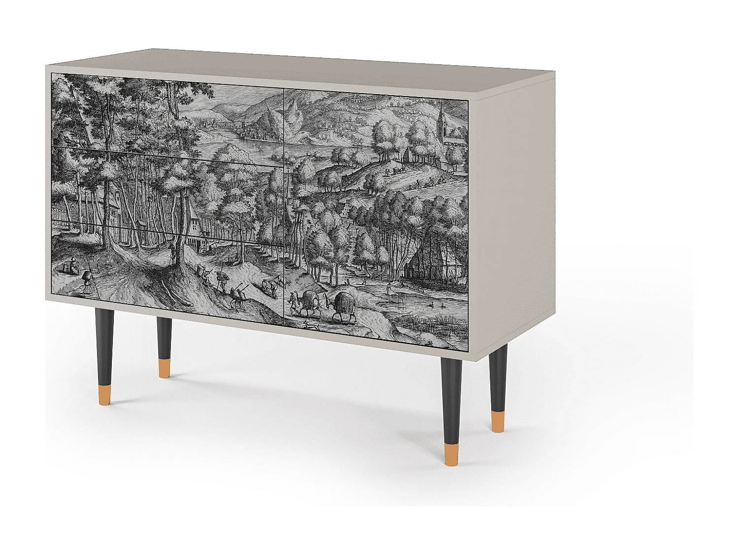 Buffet - 115х84х41 cm - S3 - Rusticorum, Sable