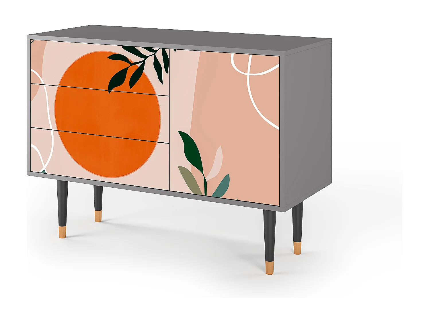 Credenza - 115х84х41 cm - S3 - Artwork, Grigio