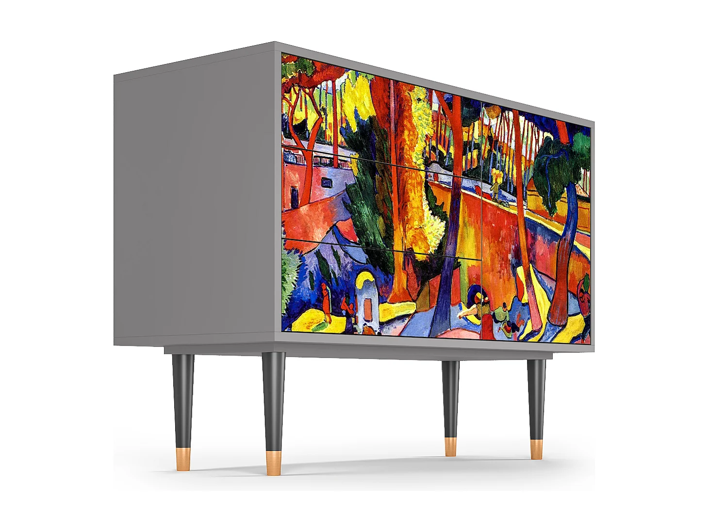 Credenza - 115х84х41 cm - S3 - Artwork, Grigio