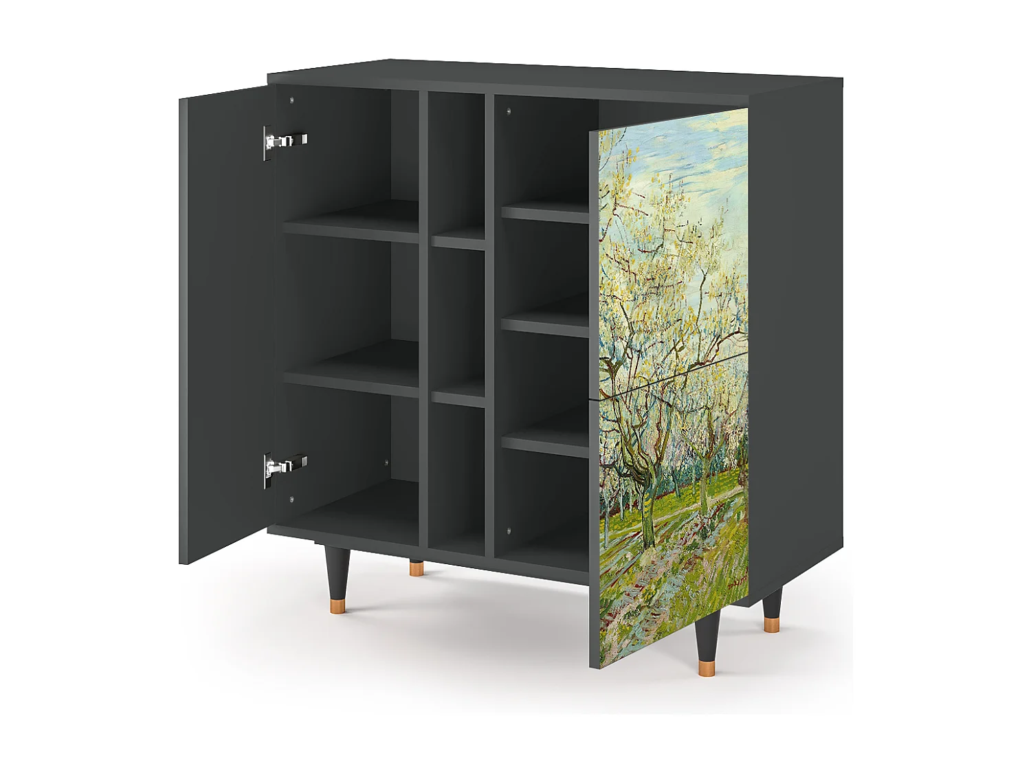 Aparador - 94х96х41 cm - BS5 - The Blanco Orchard, Antracita