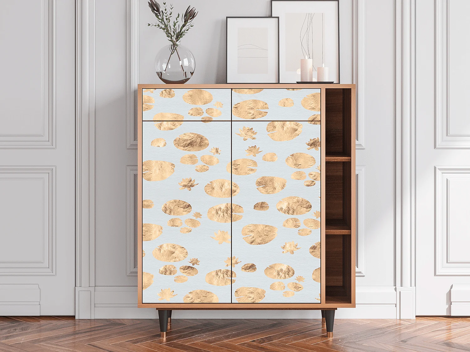 Buffet - 96х110х41 cm - BS6 - Blue Giraffe, Noyer