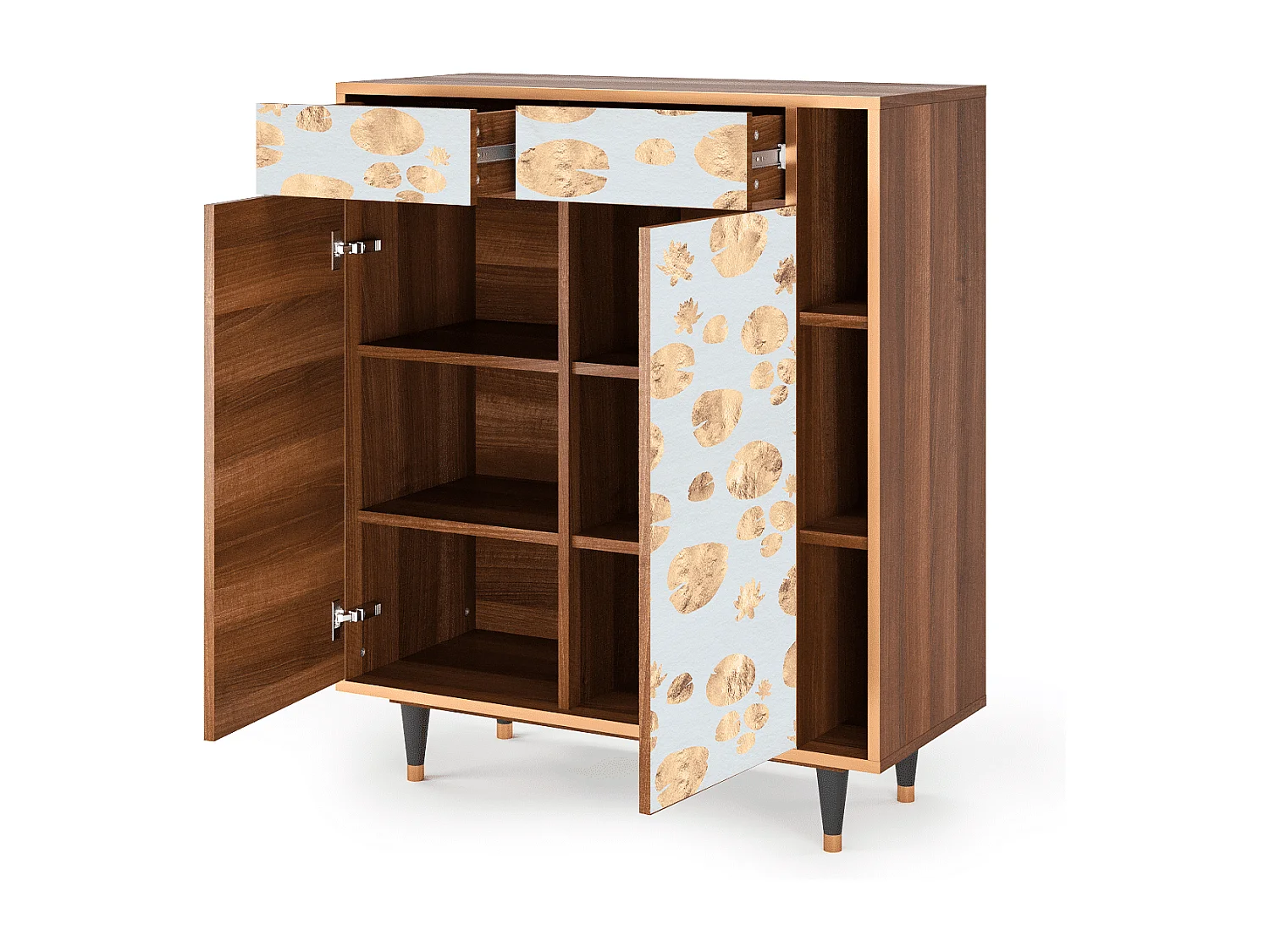 Buffet - 96х110х41 cm - BS6 - Blue Giraffe, Noyer