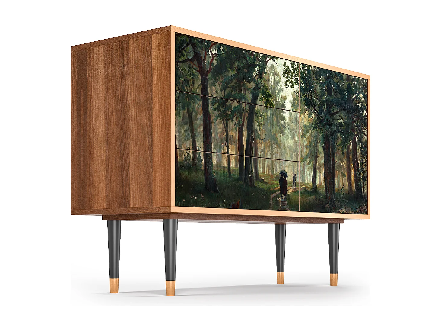 Buffet - 115х84х41 cm - S3 -  Rain in the Oak Forest, Noyer