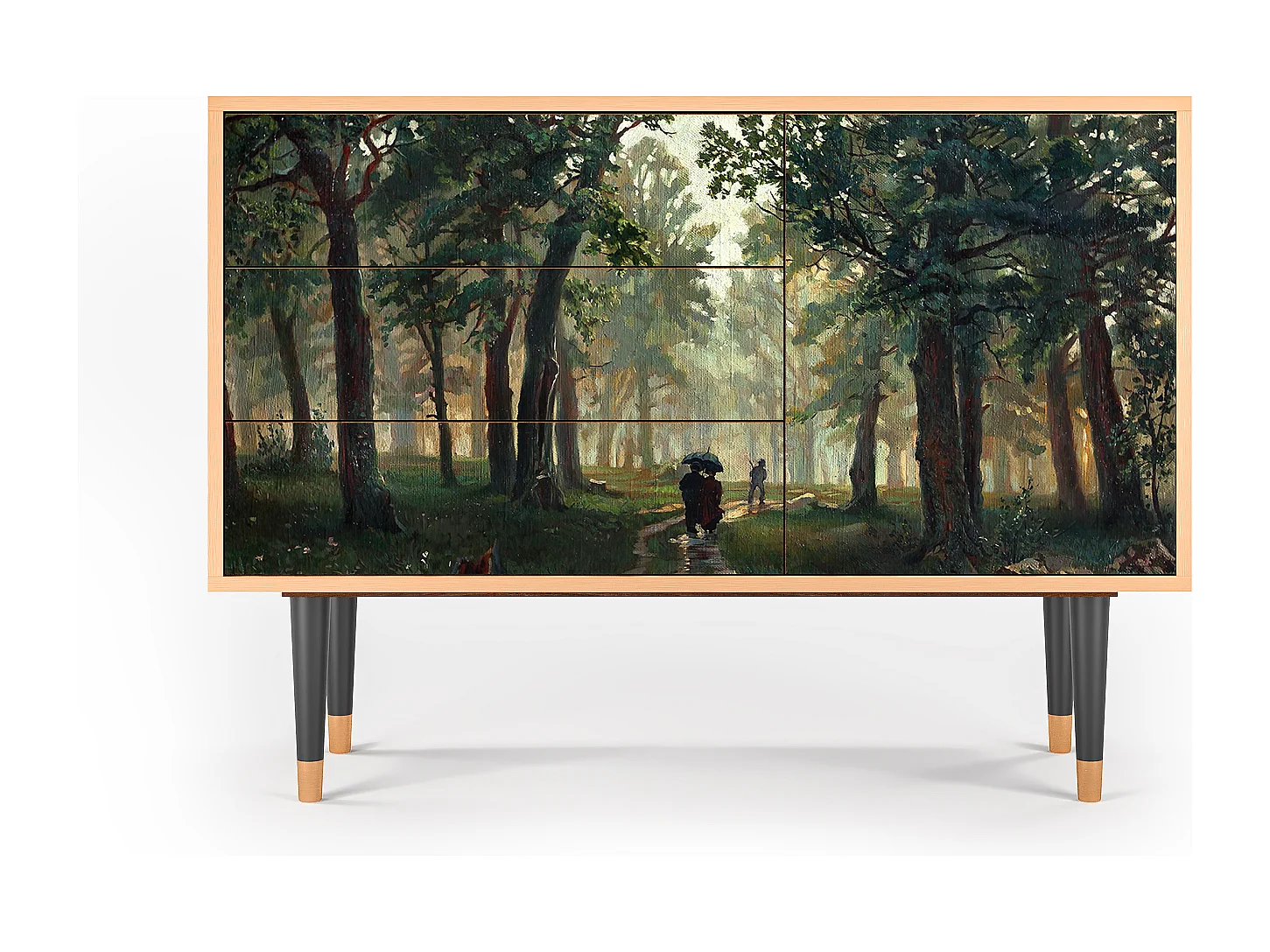 Credenza - 115х84х41 cm - S3 -  Rain in the Oak Forest, Noce