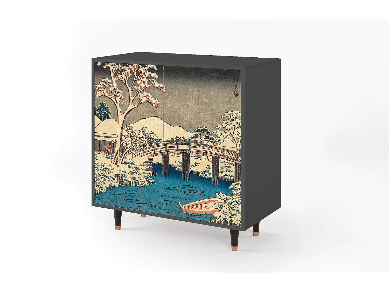 Dressoir - 94x96x48 cm - BS3 - Katabira River, Antraciet