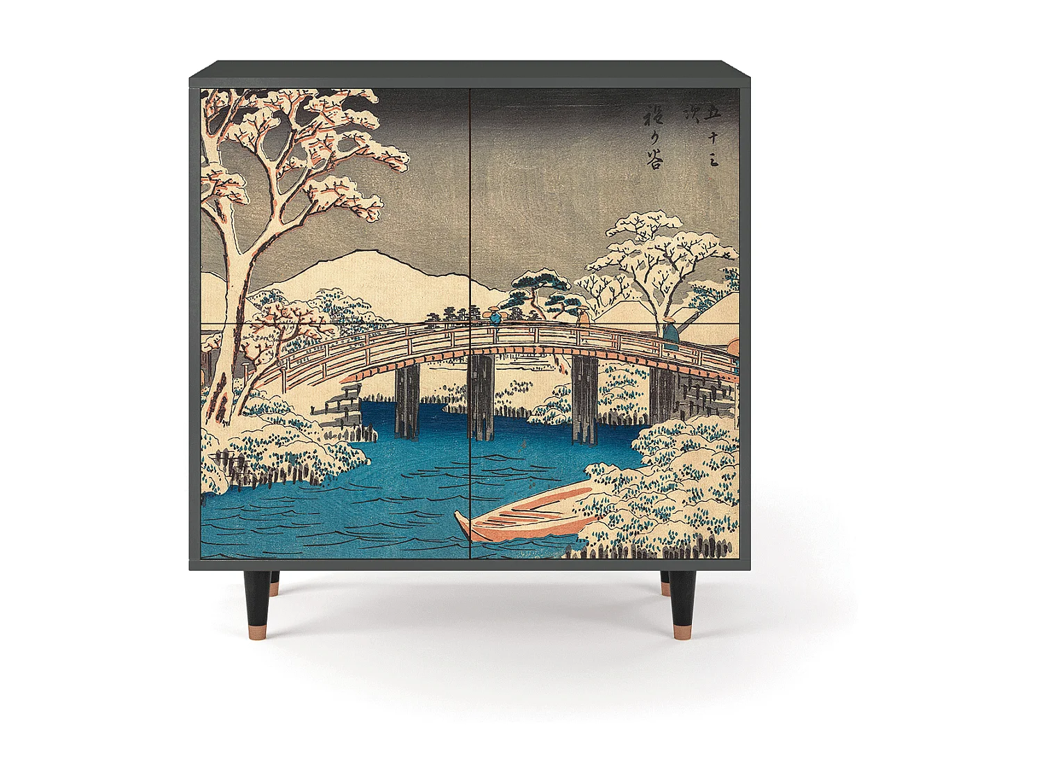 Dressoir - 94x96x48 cm - BS3 - Katabira River, Antraciet