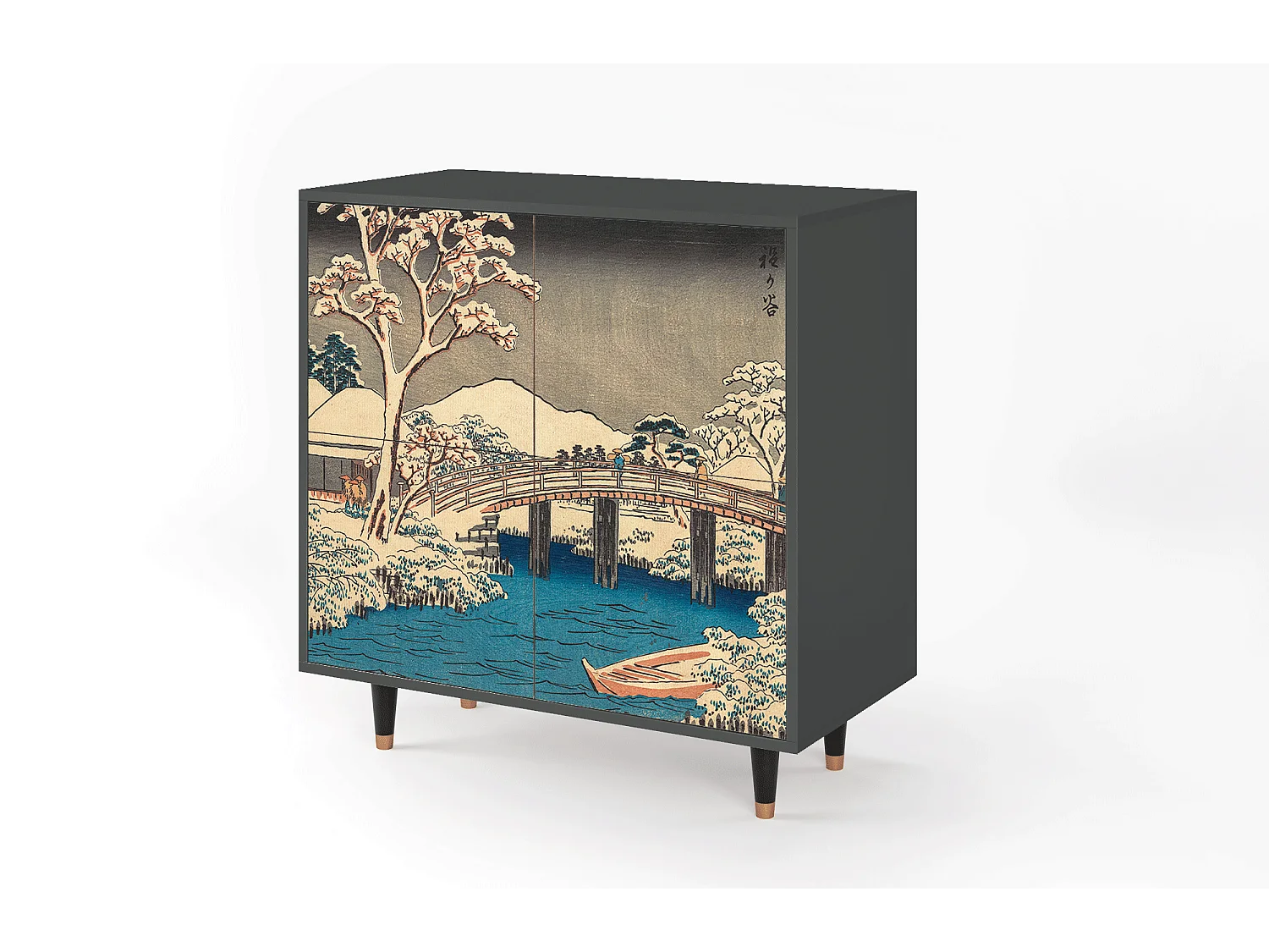 Dressoir - 94x96x48 cm - BS3 - Katabira River, Antraciet