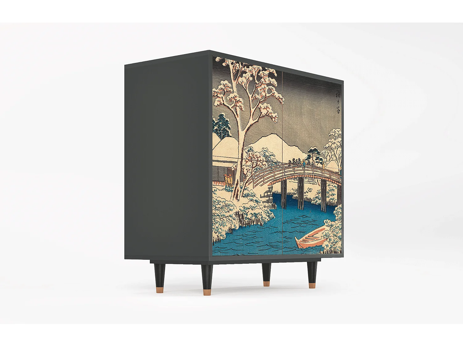 Dressoir - 94x96x48 cm - BS3 - Katabira River, Antraciet