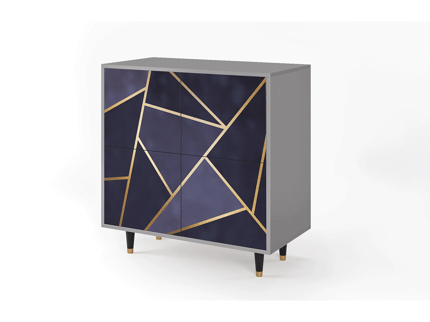 Dressoir - 94x96x48 cm - BS3 - The Amethyst, Grijs