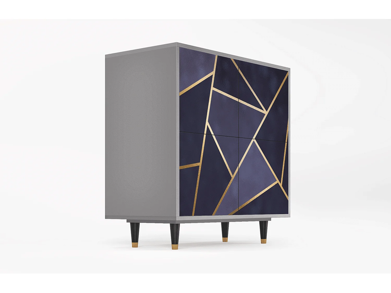 Dressoir - 94x96x48 cm - BS3 - The Amethyst, Grijs