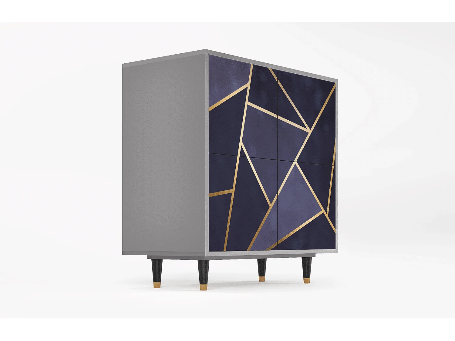 Credenza - 94x96x48 cm - BS3 - The Amethyst, Grigio