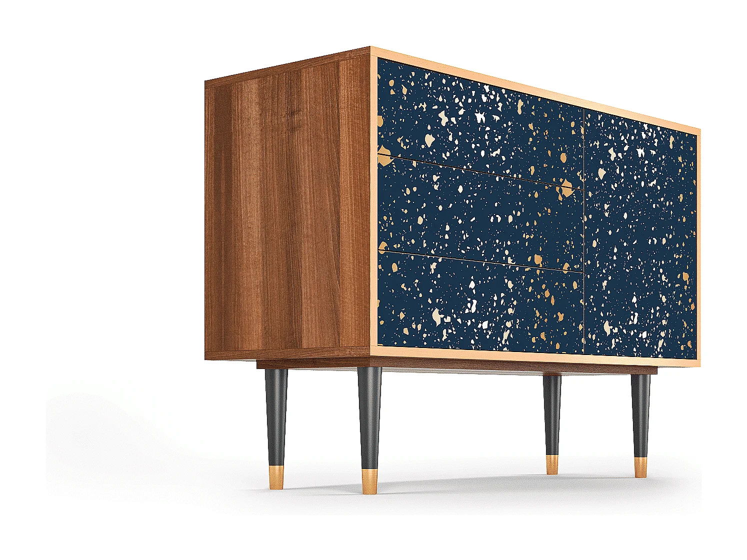 Dressoir - 115х84х41 cm - S3 - Starfall, Walnoot