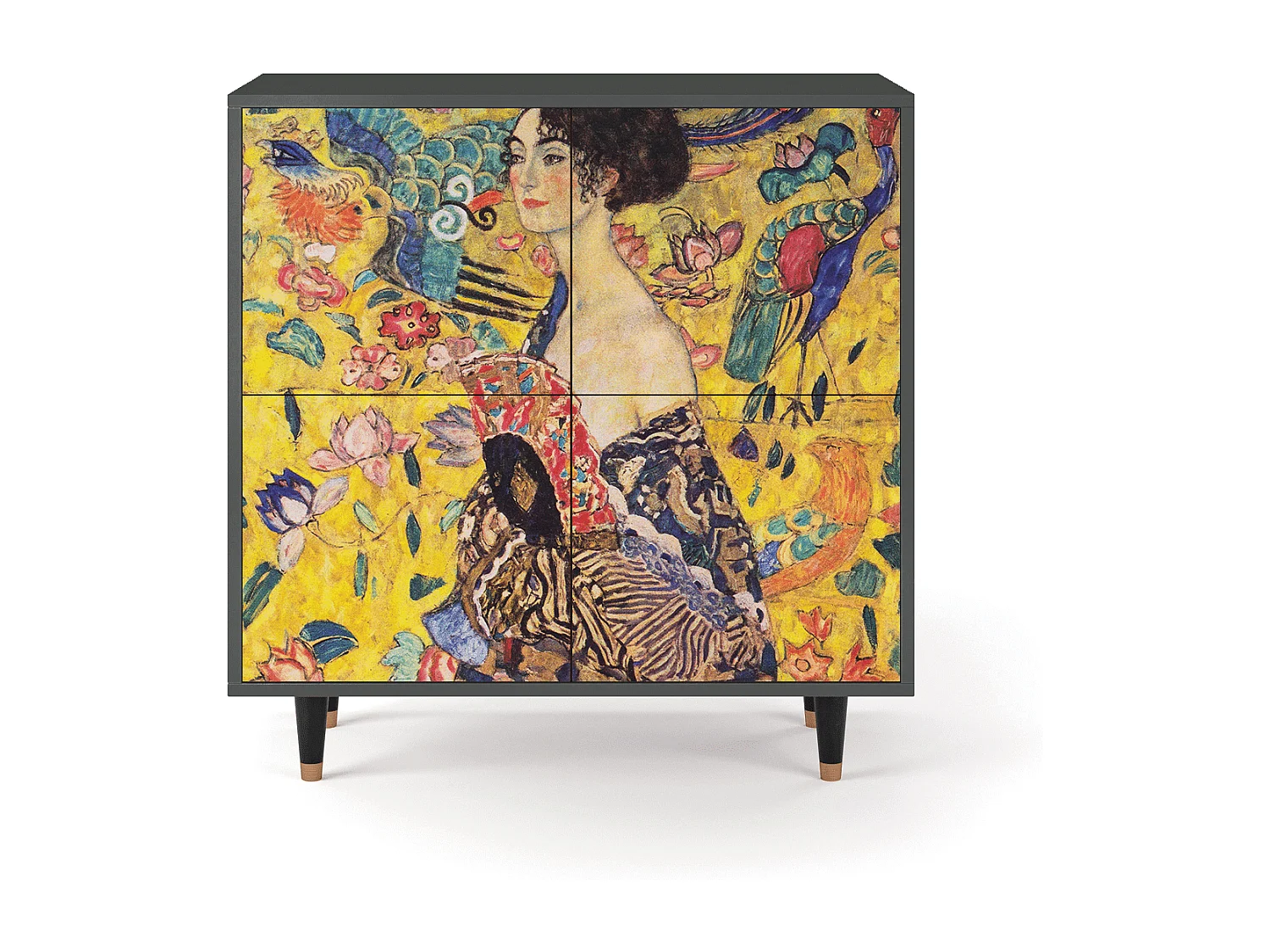 Aparador - 94x96x48 cm - BS3 - Lady with Fan by Klimt, Antracita