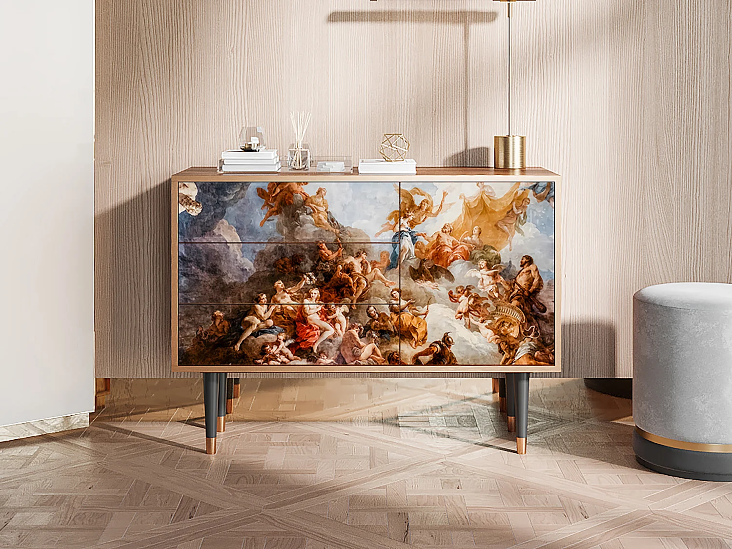 Credenza - 115х84х41 cm - S3 - Versailles, Noce