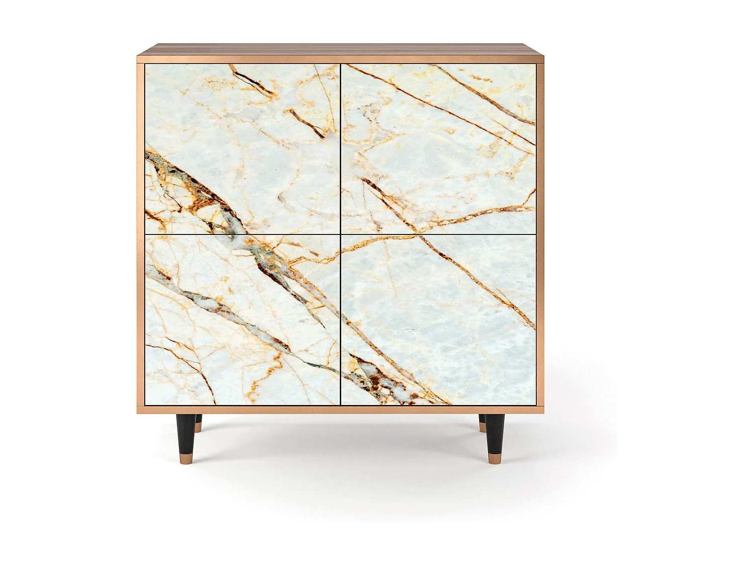Aparador - 94x96x48 cm - BS3 - Areiay Marble, Nogueira