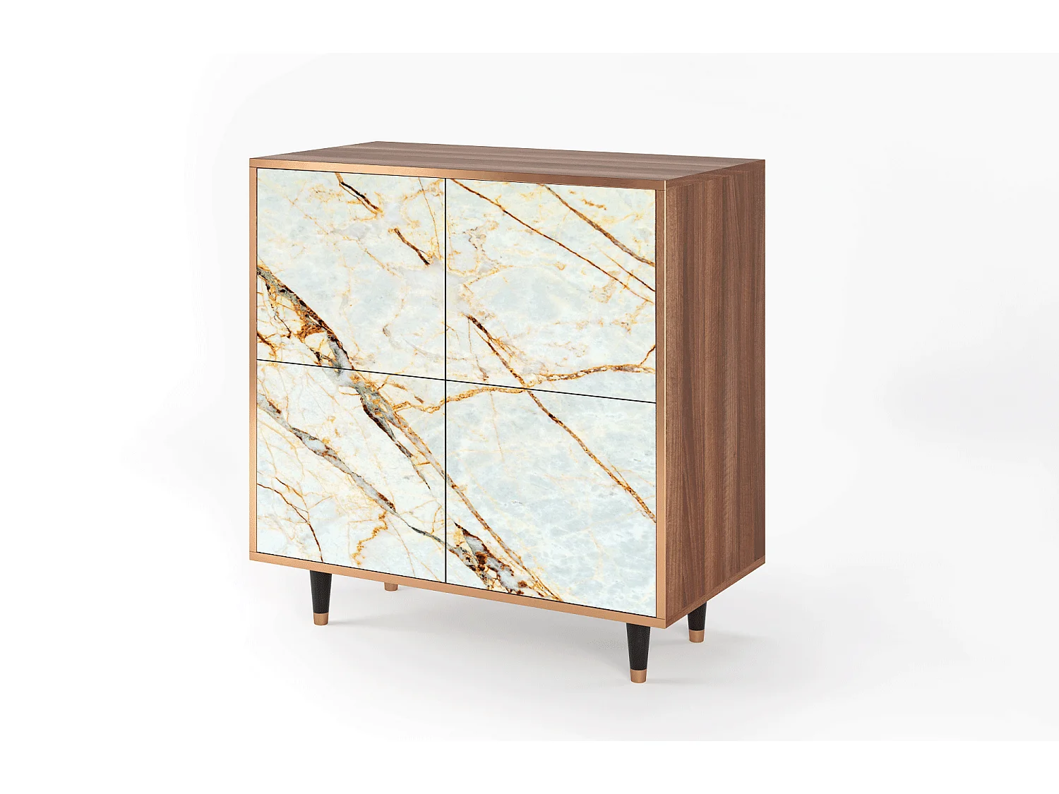 Aparador - 94x96x48 cm - BS3 - Areiay Marble, Nogueira