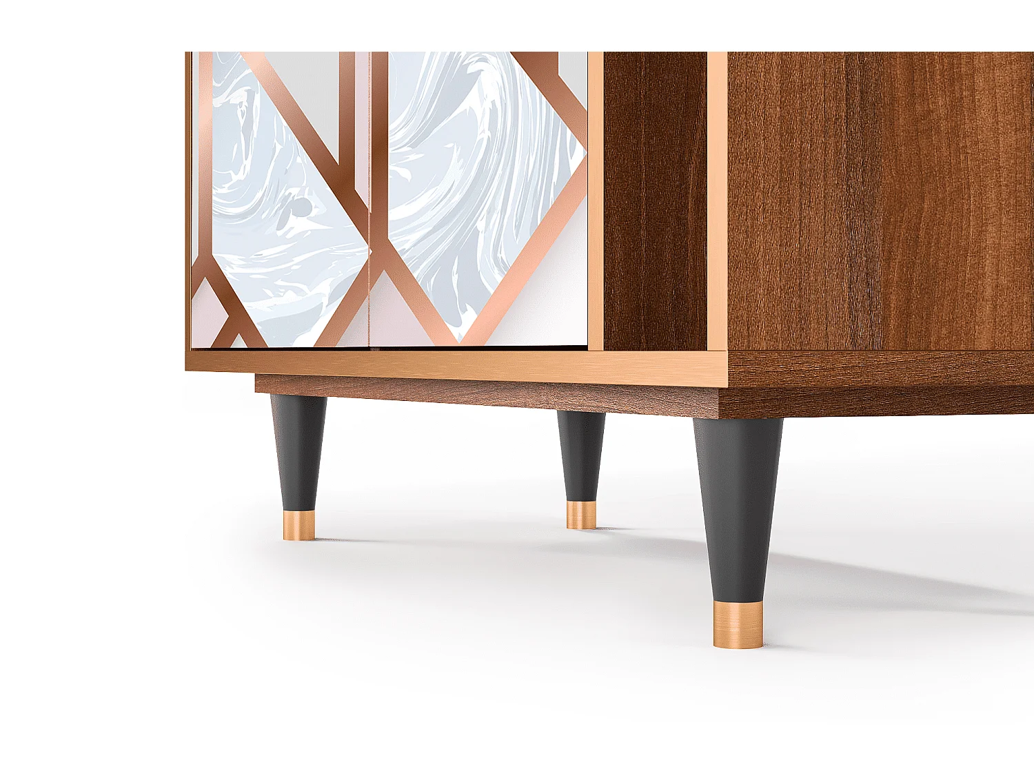 Sideboard - 96х110х41 cm - BS6 - Champagne Story, Walnuss